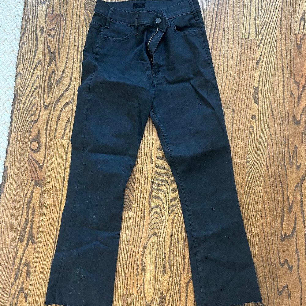 MOTHER Black Denim Jeans